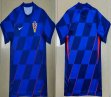 2024-2025 Croatia team thailand version blue white soccer jerseys away