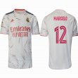 2021-2022 Real Madrid club thailand version #12 MARCELO white soccer uniforms home