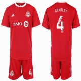 2018-2019 Toronto FC #4 BRADLEY red soccer jerseys home