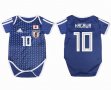 2018 World cup Japan #10 KAGAWA blue soccer baby clothes home