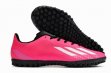 2023 Adidas X series fully knitted flat MD sole football shoes pink
