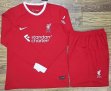 2023-2024 Liverpool club red long sleeves soccer jerseys home