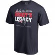 Professional customized New England Patriots T-Shirts blue-1