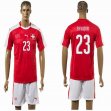 2015-2016 Switzerland national team SHAQIRI #23 jerseys red home