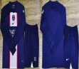 2022-2023 Paris Saint-Germain club blue long sleeves soccer jerseys home