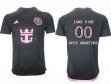 Custom 2024-2025 Club Internacional de Fútbol Miami thailand version black soccer jerseys away
