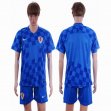 2016 Croatia team blue soccer jersey away