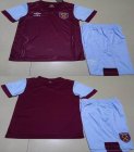 2023-2024 West Ham United red skyblue soccer uniforms home