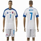 2015-2016 Slovakia team WELSS #7 soccer jersey white home