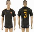 2017-2018 Rome Thailand version #3 JESUS black soccer jersey away