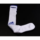 adidas white with blue soccer socks