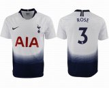 2018-2019 Tottenham thailand version #3 ROSE white soccer jersey home