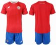 2018 Costa rica world cup red blue soccer jerseys home