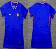 2024-2025 France team blue women soccer jerseys home