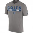Professional customized Indianapolis Colts T-Shirts gray