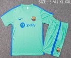 2023-2024 Barcelona Club light green soccer vest uniforms D878