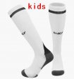 2024 Real Madrid Club white kid soccer socks home