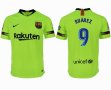 2018-2019 Barcelona thailand version #9 SUAREZ green soccer jersey away