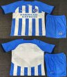 2023-2024 Brighton Hove Club white blue soccer jerseys home
