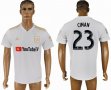 2018-2019 Los Angeles FC thailand version #23 CIMAN white soccer jersey away