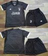 2023-2024 Juventus club black kid soccer jerseys away