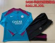 2024-2025 Paris Saint-Germain club blue black Soccer uniforms with Long Trousers B820