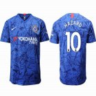 2019-2020 Chelsea FC #10 HAZARD thailand version blue soccer jersey home