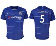 2018-2019 Chelsea club thailand version #5 ZOUMA blue soccer jersey home