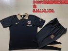 2024-2025 Barcelona club Polo black soccer uniforms with long shorts C1094