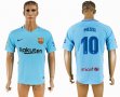 2017-2018 Barcelona Thailand version #10 MESSI skyblue soccer jersey away