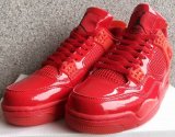 Jordan 4 red basketball shoes