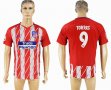 2017-2018 Atletico Madrid thailand #9 TORRES version red white soccer jersey home