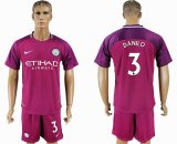 2017-2018 Manchester City #3 DANILO red soccer jerseys away