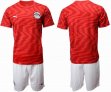 2019-2020 Egypt team red soccer jersey home