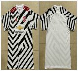 2020-2021 Manchester United club thailand version white black soccer jerseys away