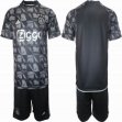 2023-2024 Ajax club black soccer jerseys away