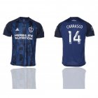 2019-2020 Los Angeles Galaxy #14 CARRASCO thailand version blue soccer jersey away