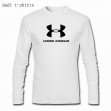 Personalized Custom Gray long sleeves mens Dadi t-shirts with UNDER ARMOUR logo