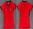 2024-2025 Portugal team red women soccer jerseys home