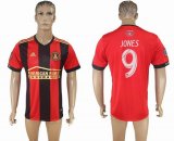 2017-2018 Atlanta United FC Thailand version #9 JONES red soccer jersey home