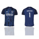 2019-2020 Los Angeles Galaxy #1 BINGHAM thailand version blue soccer jersey away