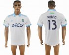 2017-2018 Seattle Sounders #13 MORRIS thailand version white soccer jersey away