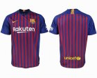 2018-2019 Barcelona thailand version red blue soccer jersey home